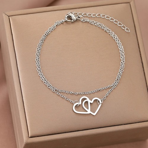 Armband herz doppelherz love - herz,