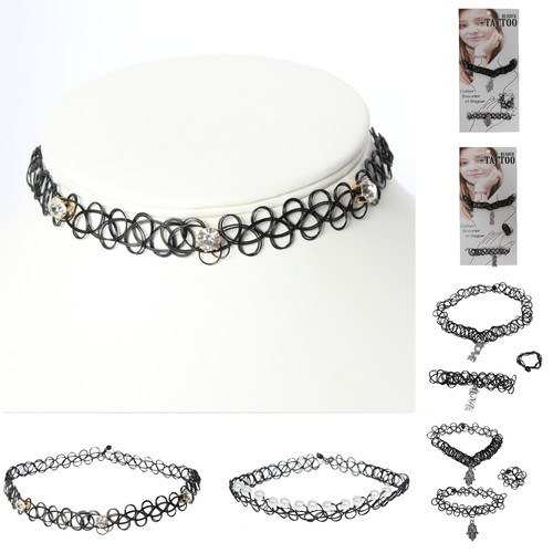Tattoo halsband armband 3er - tattoo,