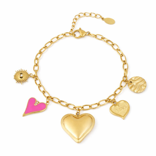 Armband love charm - armband, love-charm-armband