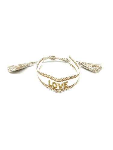 Quasten armband love - quasten,