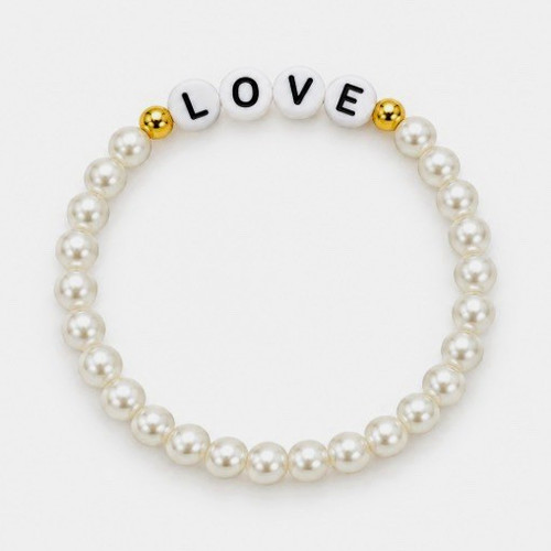 Perlenarmband love - perlenarmband,