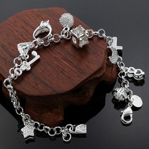 Bettelarmband versilbert charm - bettelarmband,