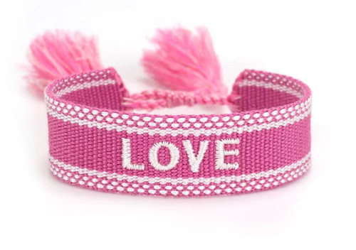 Love gewebtes - love,