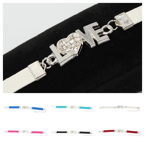 Armband love straß herz - armband,