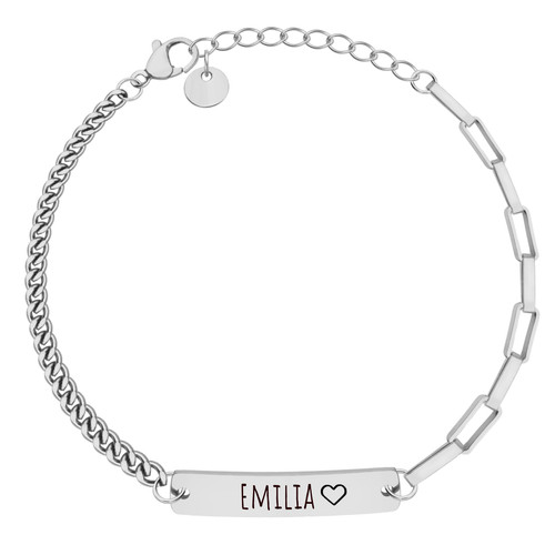 Damen armband silber edelstahl - damen,