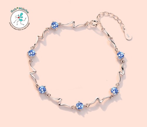 Armband love strass wellen - love,