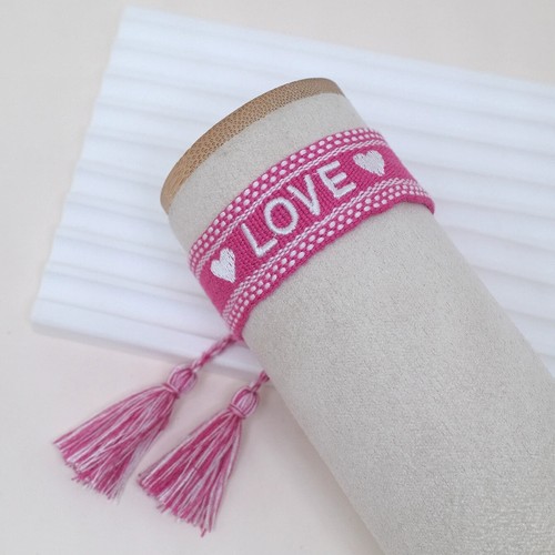 Love gewebtes - love,