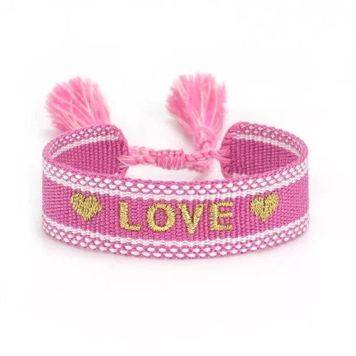 Love gewebtes - love,