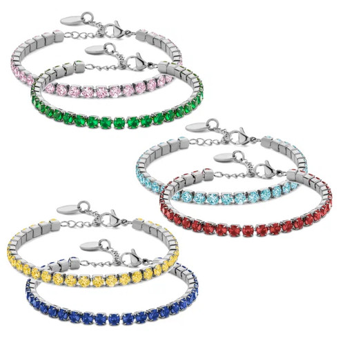 Lovebird tennis armband mit - lovebird, tennis-armband