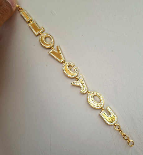 Love you armband 925 - you,