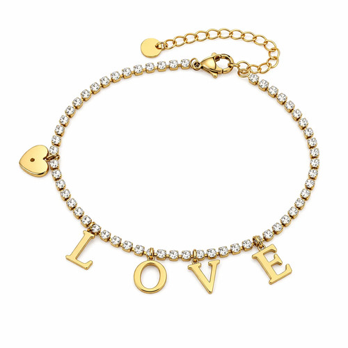 Armband love gold - armband,